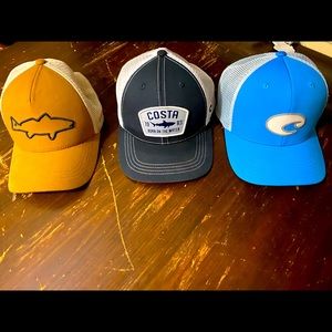 3 coasta hats together